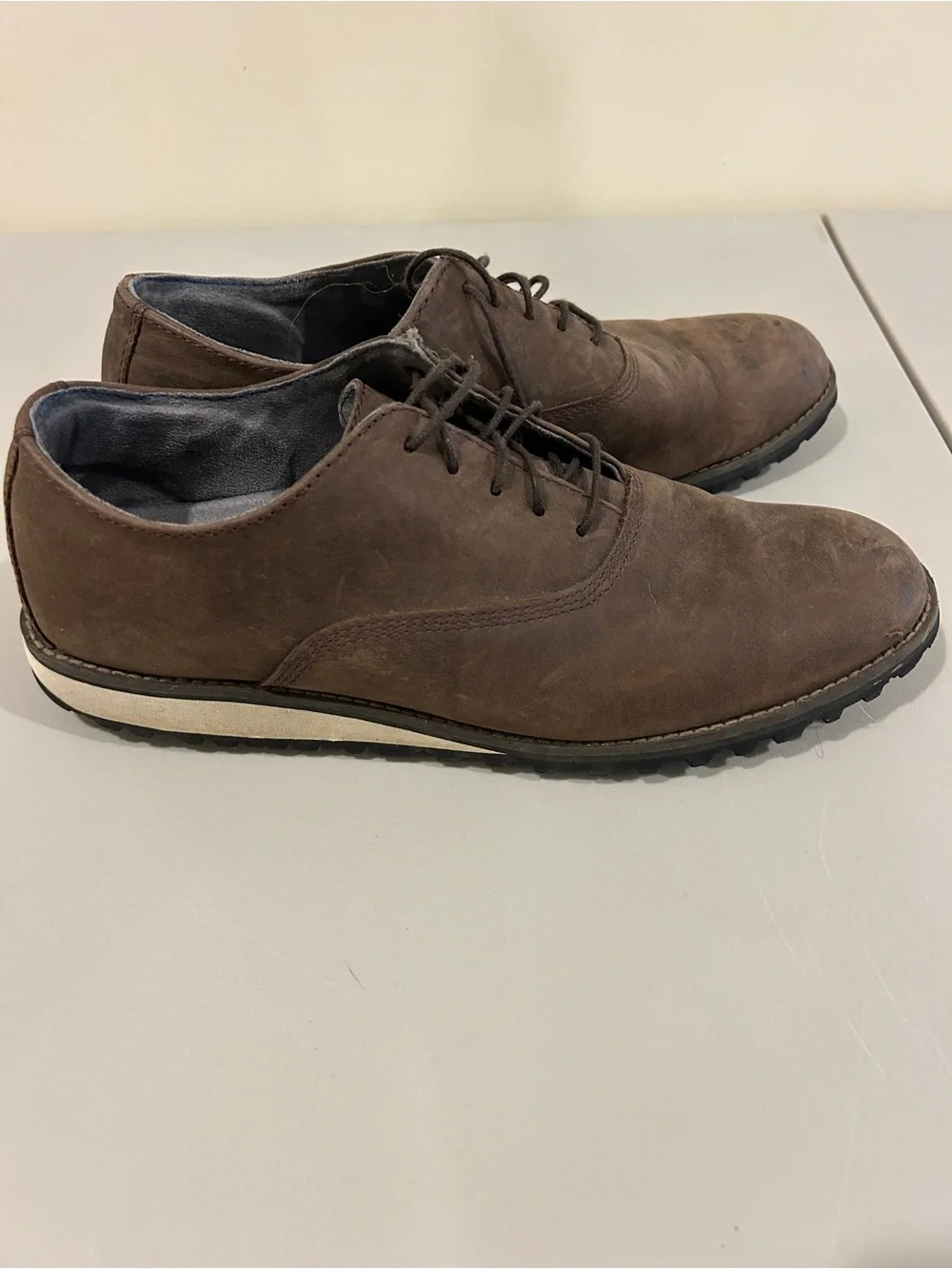 5.11 Tactical Brown Leather Derby Lace-Up Shoes